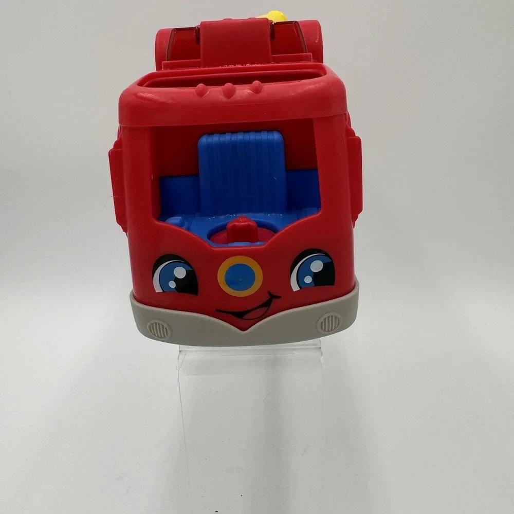 Fisher-Price Little People Helping Others Red Fire Truck Only - Lights & Sounds!